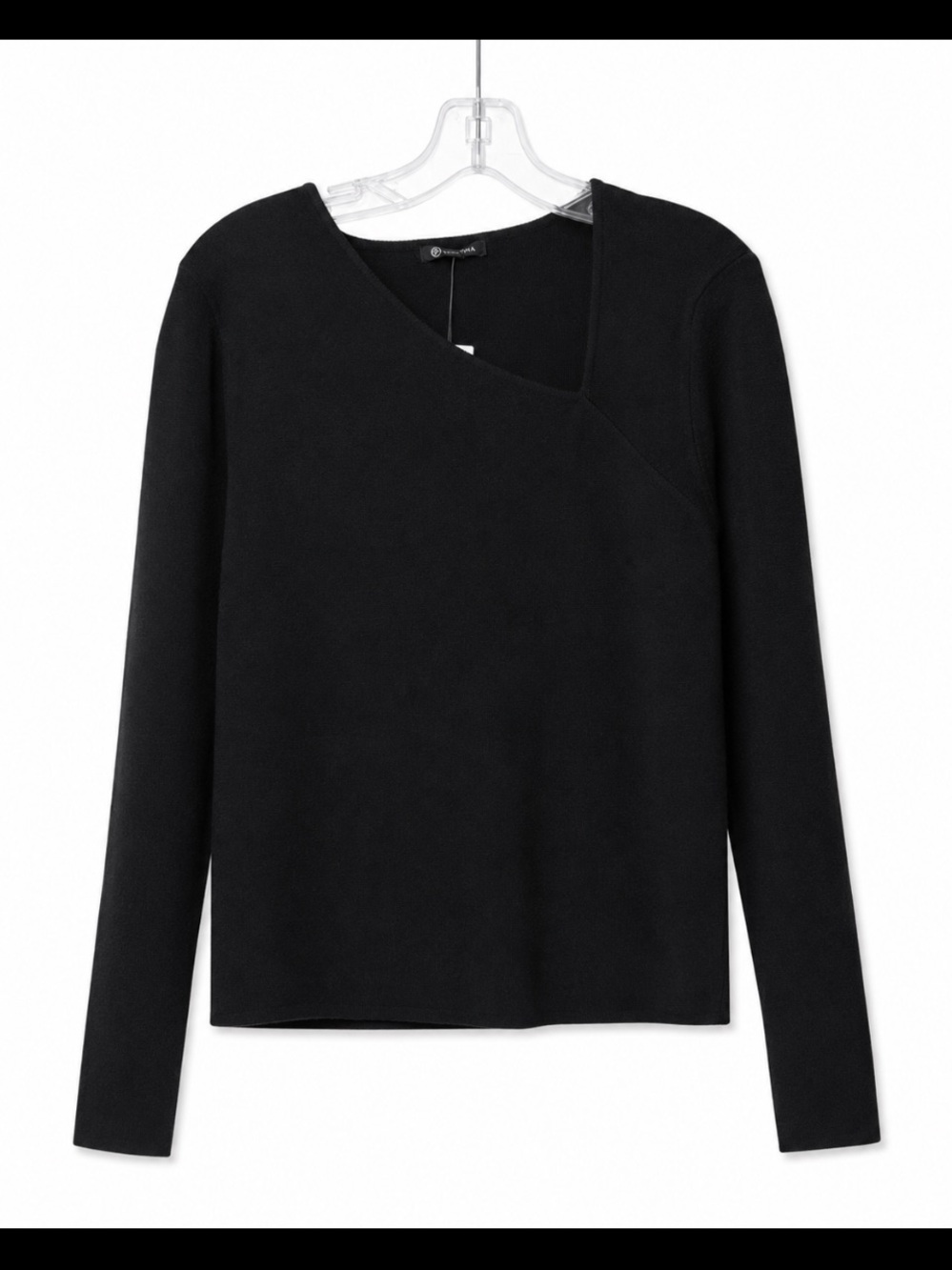Versona Black
Asymmetrical
Neckline Long
Sleeve Top Size L
NWT